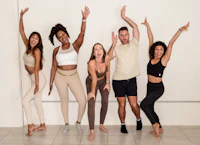 a group of people posing for a photo